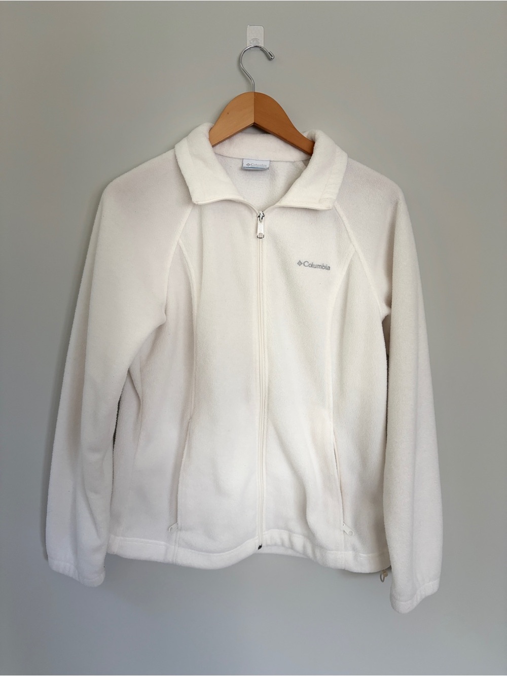 Columbia White Cozy Fleece Jacket